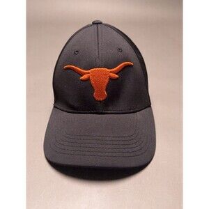 Men’s Texas Longhorn S/M  Flex Hat Black Longhorn Headwear